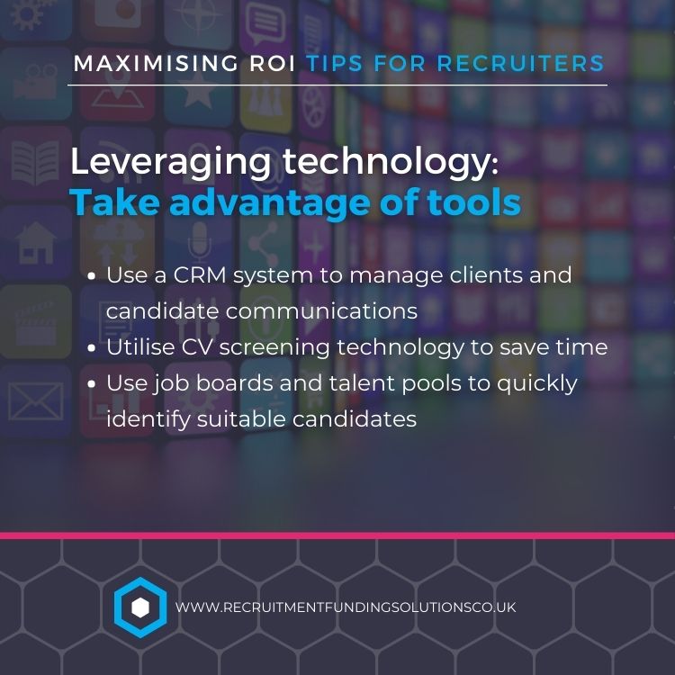 Maximising ROI for recruiters leveraging technology