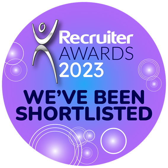We've been shortlisted recruiter awards